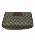 GUCCI (グッチ) クラッチバッグ ベージュ×ブラウン：12000円