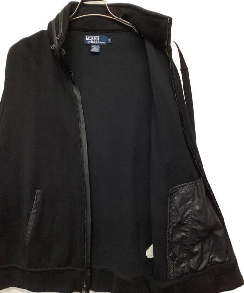 POLO RALPH LAUREN（ポロ・ラルフローレン）POLO RALPH LAUREN (ポロ・ラルフローレン) ジップジャケット ブラック サイズ:LLの古着・服飾アイテム