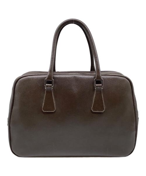 PRADA（プラダ）PRADA (プラダ) ブリーフケース ブラウンの古着・服飾アイテム