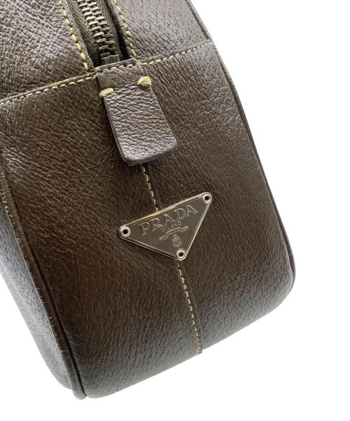 PRADA（プラダ）PRADA (プラダ) ブリーフケース ブラウンの古着・服飾アイテム