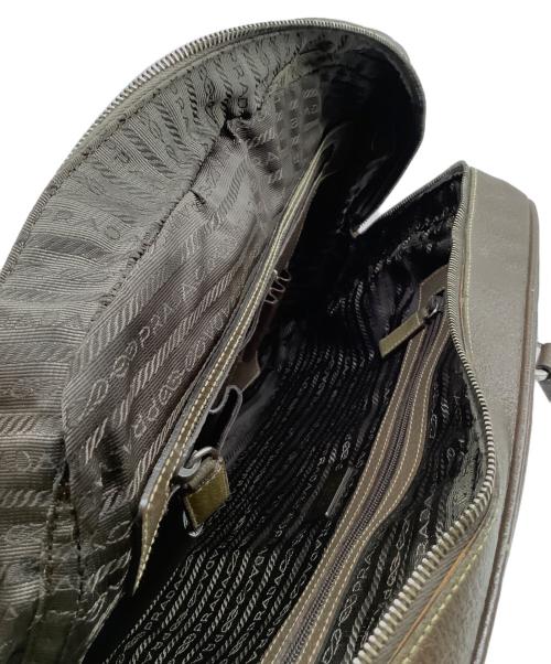 PRADA（プラダ）PRADA (プラダ) ブリーフケース ブラウンの古着・服飾アイテム