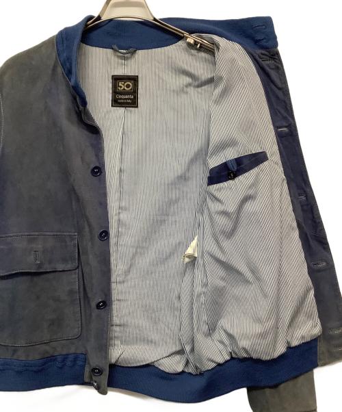 Cinquanta（チンクワンタ）Cinquanta (チンクワンタ) ジャケット ブルー サイズ:50の古着・服飾アイテム