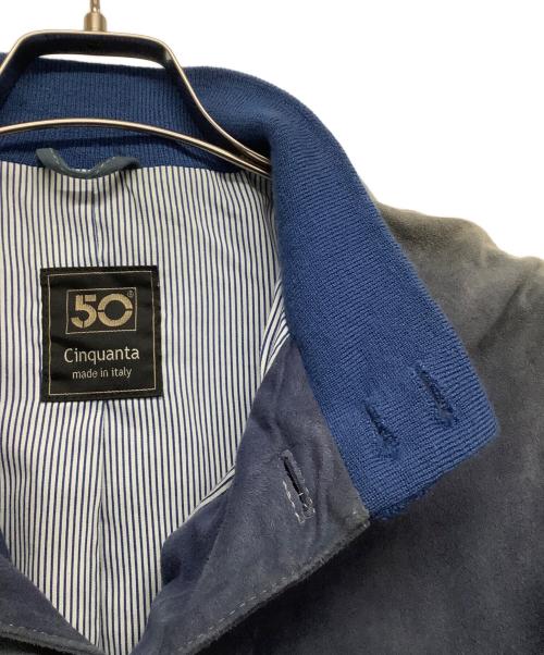 Cinquanta（チンクワンタ）Cinquanta (チンクワンタ) ジャケット ブルー サイズ:50の古着・服飾アイテム