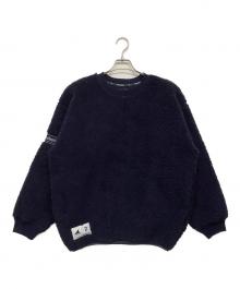 DESCENDANT（ディセンダント）の古着「ボアフリースプルオーバー」｜ネイビー