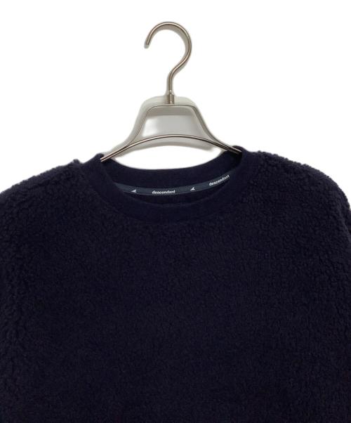 DESCENDANT（ディセンダント）DESCENDANT (ディセンダント) ボアフリースプルオーバー ネイビー サイズ:Mの古着・服飾アイテム