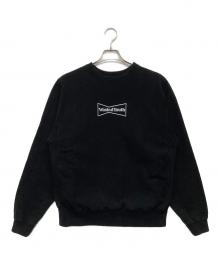 WASTED YOUTH（ウェイステッドユース）の古着「ロゴ刺繍スウェット」｜ブラック