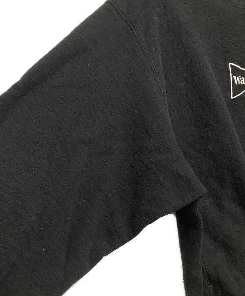 WASTED YOUTH（ウェイステッドユース）Wasted Youth (ウェイステッドユース) ロゴ刺繍スウェット ブラック サイズ:Mの古着・服飾アイテム