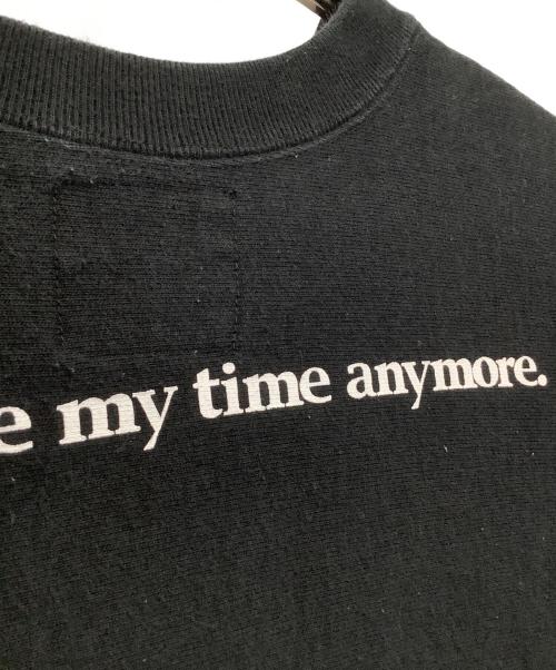 WASTED YOUTH（ウェイステッドユース）Wasted Youth (ウェイステッドユース) ロゴ刺繍スウェット ブラック サイズ:Mの古着・服飾アイテム