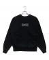 Wasted Youth（ウェイステッドユース）の古着「ロゴ刺繍スウェット」｜ブラック