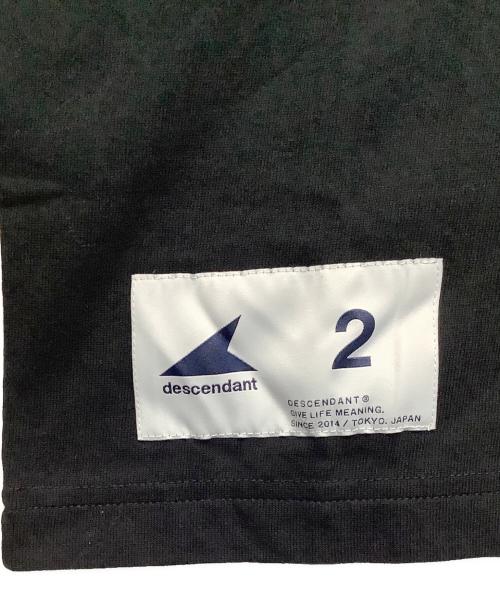 DESCENDANT（ディセンダント）DESCENDANT (ディセンダント) 長袖カットソー ブラック サイズ:2の古着・服飾アイテム