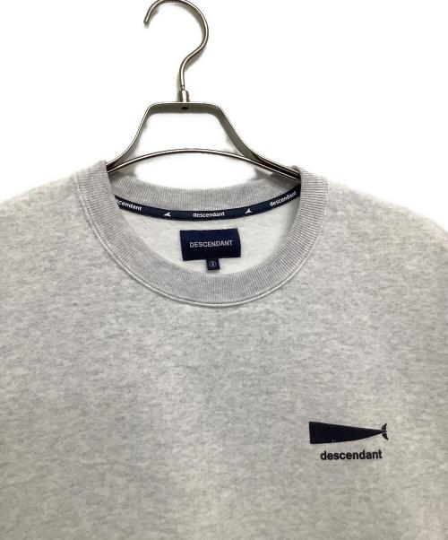DESCENDANT（ディセンダント）DESCENDANT (ディセンダント) スウェット グレー サイズ:Mの古着・服飾アイテム