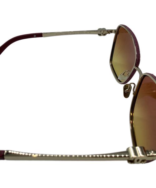 CHANEL（シャネル）CHANEL (シャネル) サングラス　CHANEL パープル×ゴールドの古着・服飾アイテム