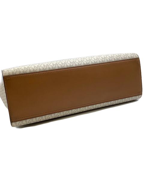 MICHAEL KORS（マイケル・コース）MICHAEL KORS (マイケル・コース) トートバッグ ホワイトの古着・服飾アイテム