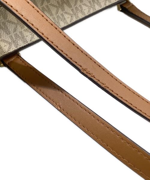 MICHAEL KORS（マイケル・コース）MICHAEL KORS (マイケル・コース) トートバッグ ホワイトの古着・服飾アイテム