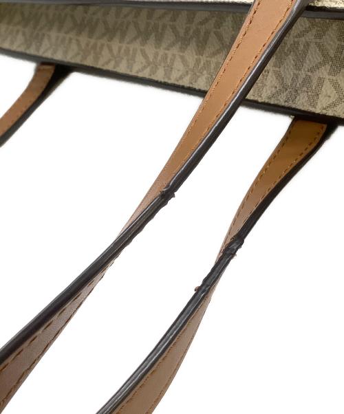 MICHAEL KORS（マイケル・コース）MICHAEL KORS (マイケル・コース) トートバッグ ホワイトの古着・服飾アイテム