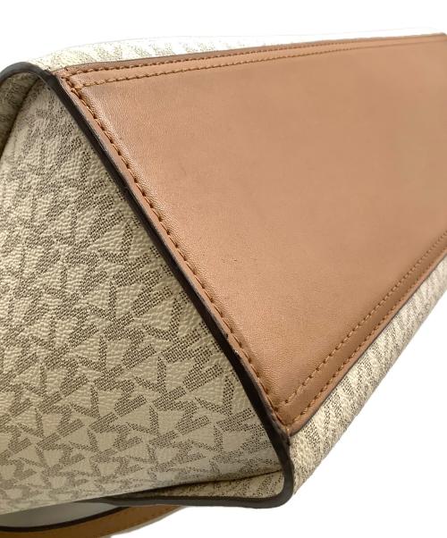 MICHAEL KORS（マイケル・コース）MICHAEL KORS (マイケル・コース) トートバッグ ホワイトの古着・服飾アイテム