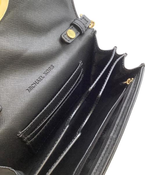 MICHAEL KORS（マイケル・コース）MICHAEL KORS (マイケル・コース) チェーンショルダーバッグ ブラックの古着・服飾アイテム