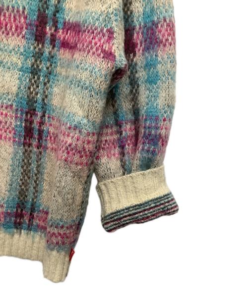 SUPREME（シュプリーム）Supreme (シュプリーム) 厚手ニット ベージュ×ピンク サイズ:Mの古着・服飾アイテム