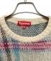 中古・古着 Supreme (シュプリーム) 厚手ニット ベージュ×ピンク サイズ:M：18000円