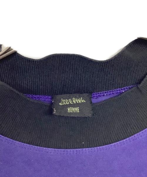 Jean Paul Gaultier homme（ジャンポールゴルチェオム）Jean Paul Gaultier homme (ジャンポールゴルチェオム) 長袖カットソー ブルー サイズ:48の古着・服飾アイテム