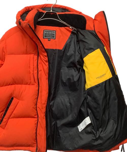 GUESS（ゲス）GUESS (ゲス) ダウンジャケット オレンジ サイズ:Mの古着・服飾アイテム
