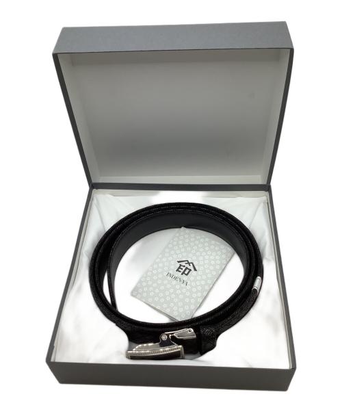 印傳屋（インデンヤ）印傳屋 (インデンヤ) ベルト ブラックの古着・服飾アイテム