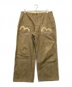 EVISUエヴィス）の古着「デニムパンツ」｜ブラウン