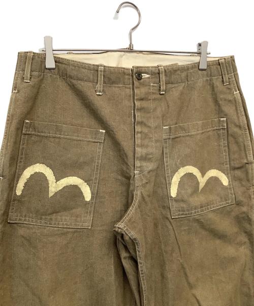 EVISU（エヴィス）EVISU (エヴィス) デニムパンツ ブラウン サイズ:36の古着・服飾アイテム