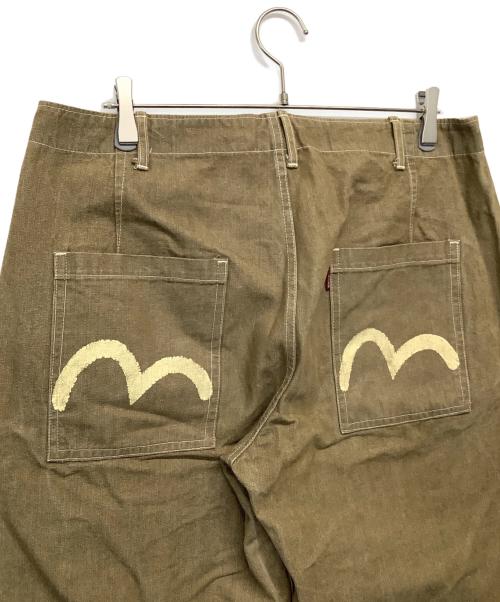 EVISU（エヴィス）EVISU (エヴィス) デニムパンツ ブラウン サイズ:36の古着・服飾アイテム