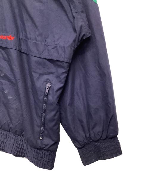 adidas（アディダス）adidas (アディダス) 80-90’sナイロンジャケット ネイビー サイズ:54の古着・服飾アイテム