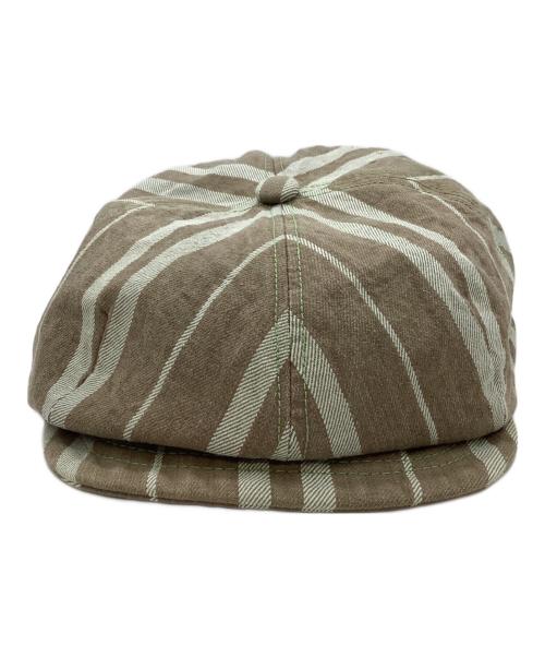 freewheelers（フリーホイーラーズ）FREEWHEELERS (フリーホイーラーズ) キャスケット　FREEWHEELERS ブラウン×ホワイトの古着・服飾アイテム