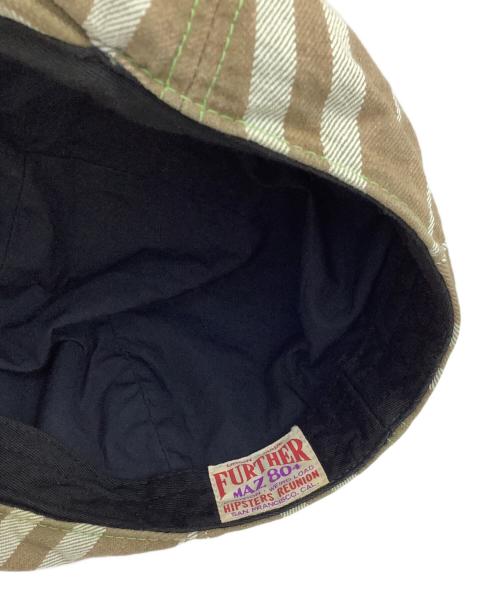 freewheelers（フリーホイーラーズ）FREEWHEELERS (フリーホイーラーズ) キャスケット　FREEWHEELERS ブラウン×ホワイトの古着・服飾アイテム