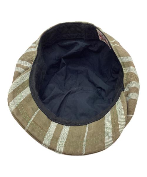 freewheelers（フリーホイーラーズ）FREEWHEELERS (フリーホイーラーズ) キャスケット　FREEWHEELERS ブラウン×ホワイトの古着・服飾アイテム