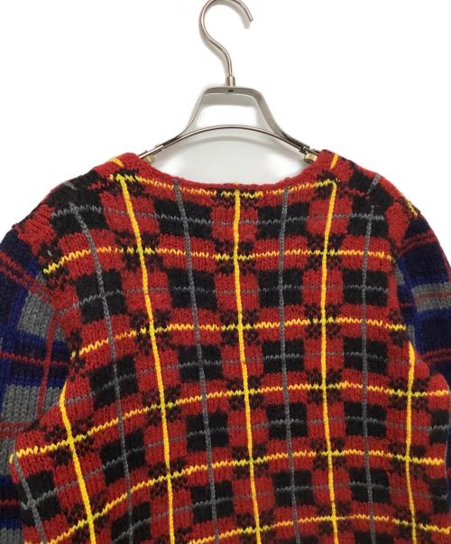 COMME des GARCONS SHIRT（コムデギャルソンシャツ）COMME des GARCONS SHIRT (コムデギャルソンシャツ) 厚手ニット マルチカラー サイズ:Mの古着・服飾アイテム