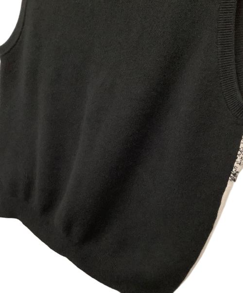stussy（ステューシー）stussy (ステューシー) Photo Jacquard Vest ブラック サイズ:Mの古着・服飾アイテム
