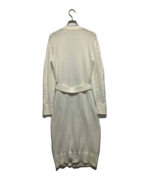 D-VEC（ディーベック）D-VEC (ディーベック) 薄手カーディガン ホワイト サイズ:S 未使用品の古着・服飾アイテム