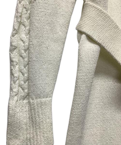 D-VEC（ディーベック）D-VEC (ディーベック) 薄手カーディガン ホワイト サイズ:S 未使用品の古着・服飾アイテム