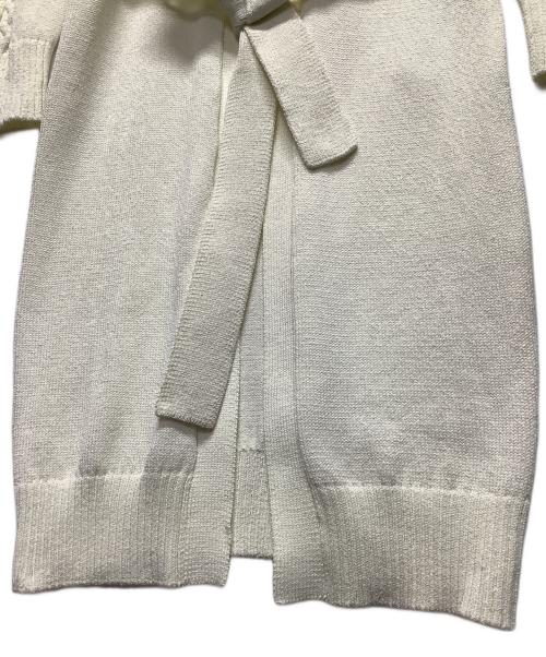 D-VEC（ディーベック）D-VEC (ディーベック) 薄手カーディガン ホワイト サイズ:S 未使用品の古着・服飾アイテム