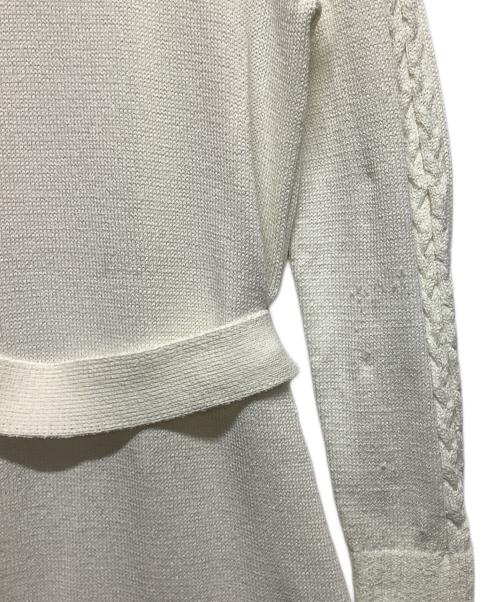 D-VEC（ディーベック）D-VEC (ディーベック) 薄手カーディガン ホワイト サイズ:S 未使用品の古着・服飾アイテム