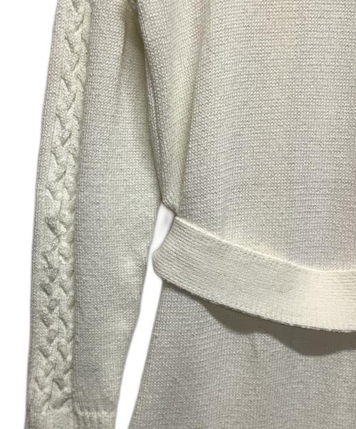 D-VEC（ディーベック）D-VEC (ディーベック) 薄手カーディガン ホワイト サイズ:S 未使用品の古着・服飾アイテム