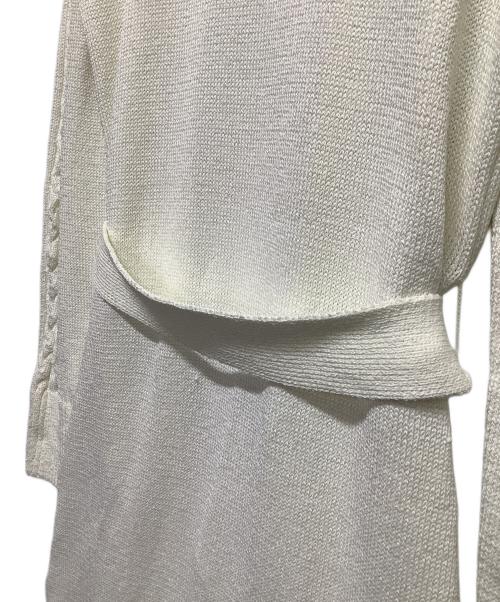 D-VEC（ディーベック）D-VEC (ディーベック) 薄手カーディガン ホワイト サイズ:S 未使用品の古着・服飾アイテム