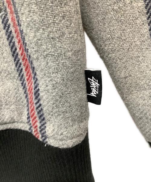 stussy（ステューシー）stussy (ステューシー) ジップジャケット グレー サイズ:Mの古着・服飾アイテム