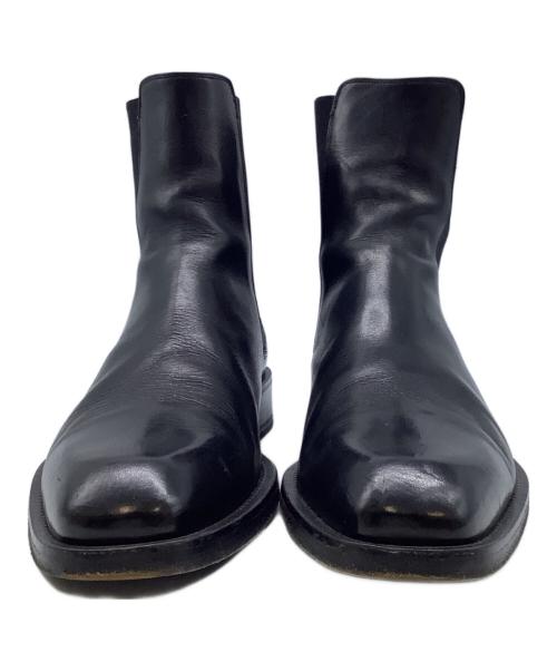 GIORGIO ARMANI（ジョルジョアルマーニ）GIORGIO ARMANI (ジョルジョアルマーニ) サイドゴアブーツ ブラック サイズ:40の古着・服飾アイテム