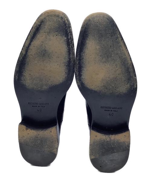 GIORGIO ARMANI（ジョルジョアルマーニ）GIORGIO ARMANI (ジョルジョアルマーニ) サイドゴアブーツ ブラック サイズ:40の古着・服飾アイテム