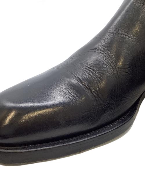 GIORGIO ARMANI（ジョルジョアルマーニ）GIORGIO ARMANI (ジョルジョアルマーニ) サイドゴアブーツ ブラック サイズ:40の古着・服飾アイテム