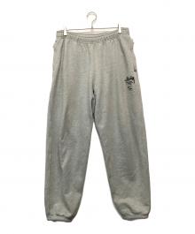 STUSSY×NIKE（ステューシー×ナイキ）の古着「スウェットパンツ」｜グレー