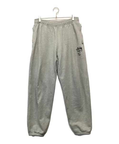 STUSSY×NIKE（ステューシー×ナイキ）stussy×NIKE (ステューシー×ナイキ) スウェットパンツ グレー サイズ:Mの古着・服飾アイテム