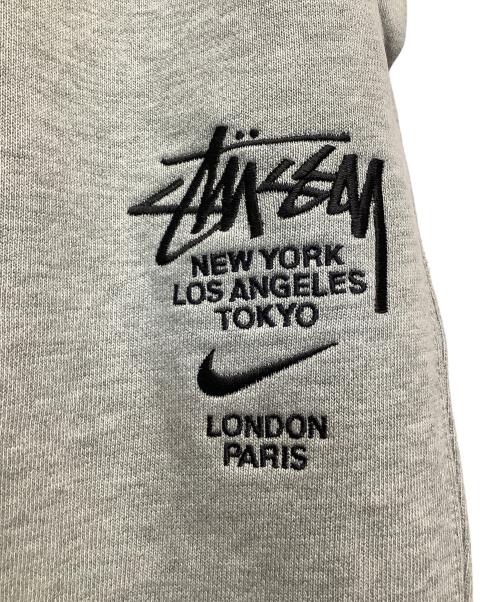 STUSSY×NIKE（ステューシー×ナイキ）stussy×NIKE (ステューシー×ナイキ) スウェットパンツ グレー サイズ:Mの古着・服飾アイテム