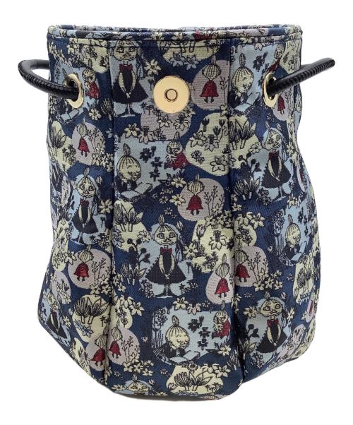 MOOMIN（ムーミン）MOOMIN (ムーミン) ハンドバッグ ネイビーの古着・服飾アイテム