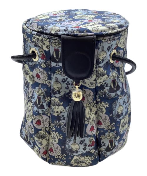 MOOMIN（ムーミン）MOOMIN (ムーミン) ハンドバッグ ネイビーの古着・服飾アイテム